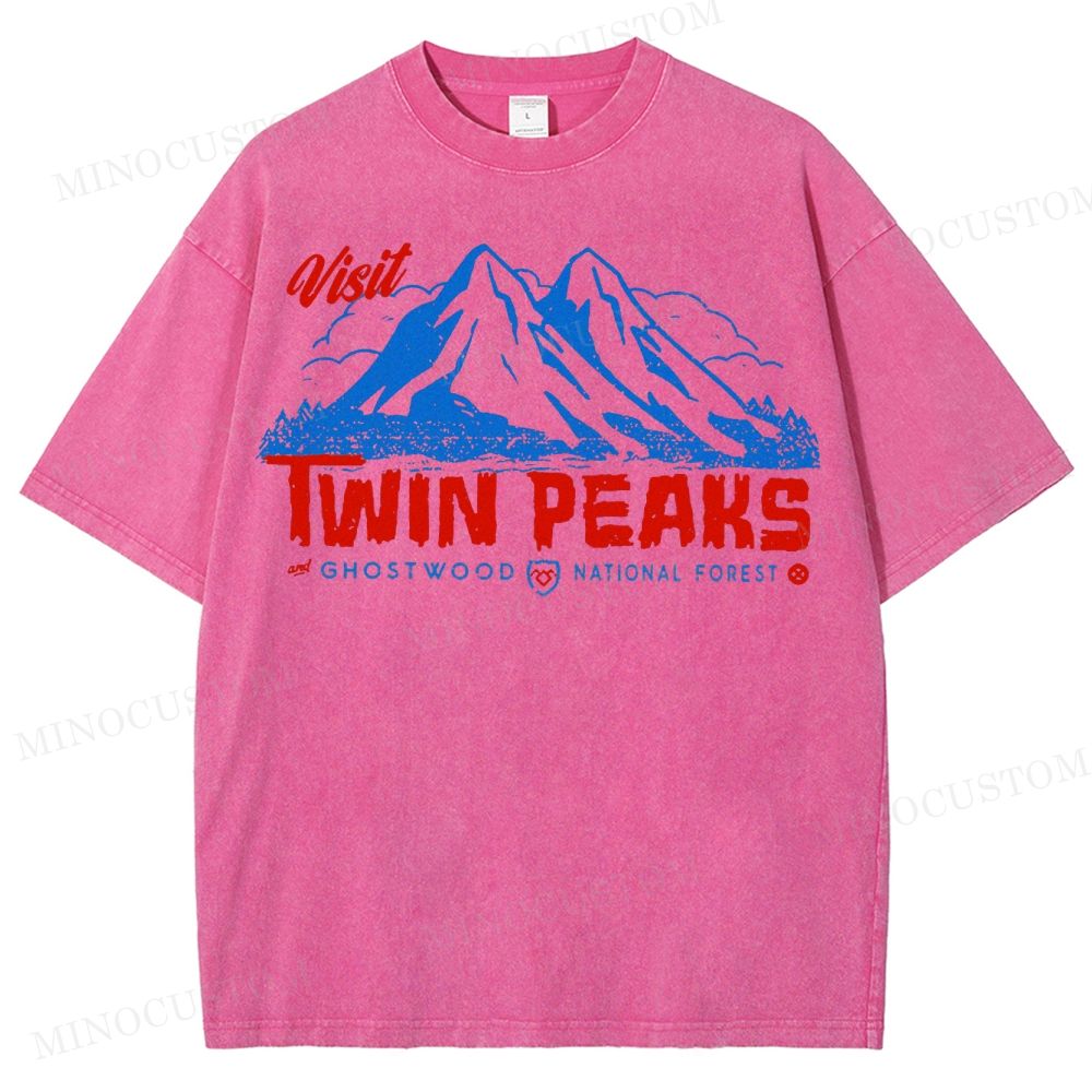  Twin Peaks Sheriff Department Washed T-Shirt