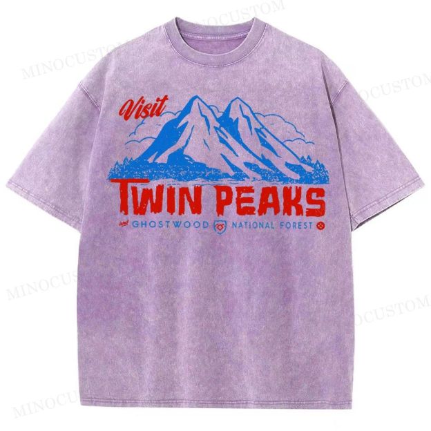  Twin Peaks Sheriff Department Washed T-Shirt