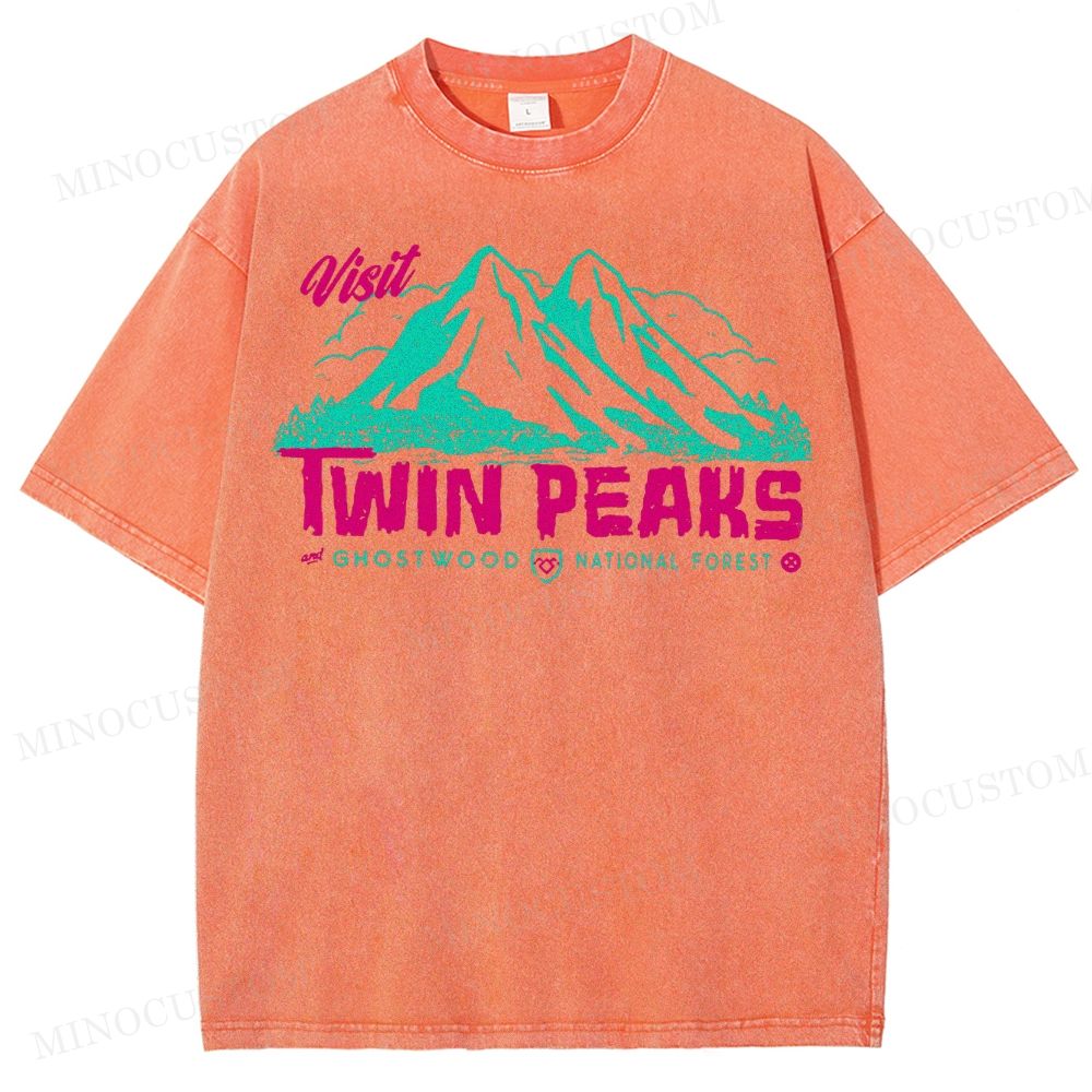  Twin Peaks Sheriff Department Washed T-Shirt