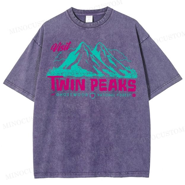  Twin Peaks Sheriff Department Washed T-Shirt