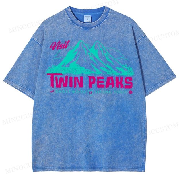  Twin Peaks Sheriff Department Washed T-Shirt