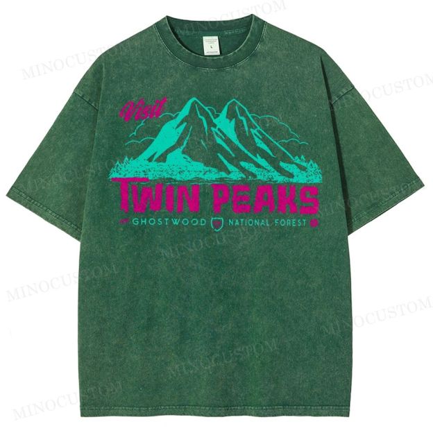  Twin Peaks Sheriff Department Washed T-Shirt