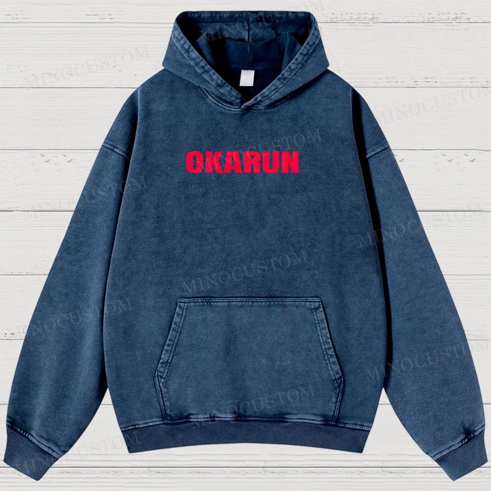 Dandadan Supernatural Manga Graphic Washed Hoodies