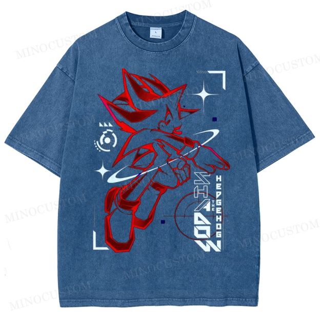 Shadow Hedgehog Washed T-Shirt 