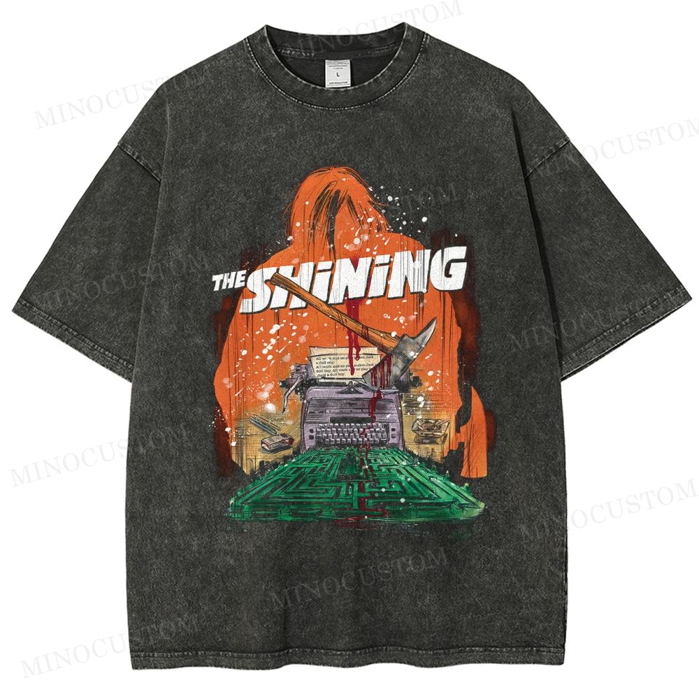 The Shining Psychological Horror GraphicWashed T-Shirt