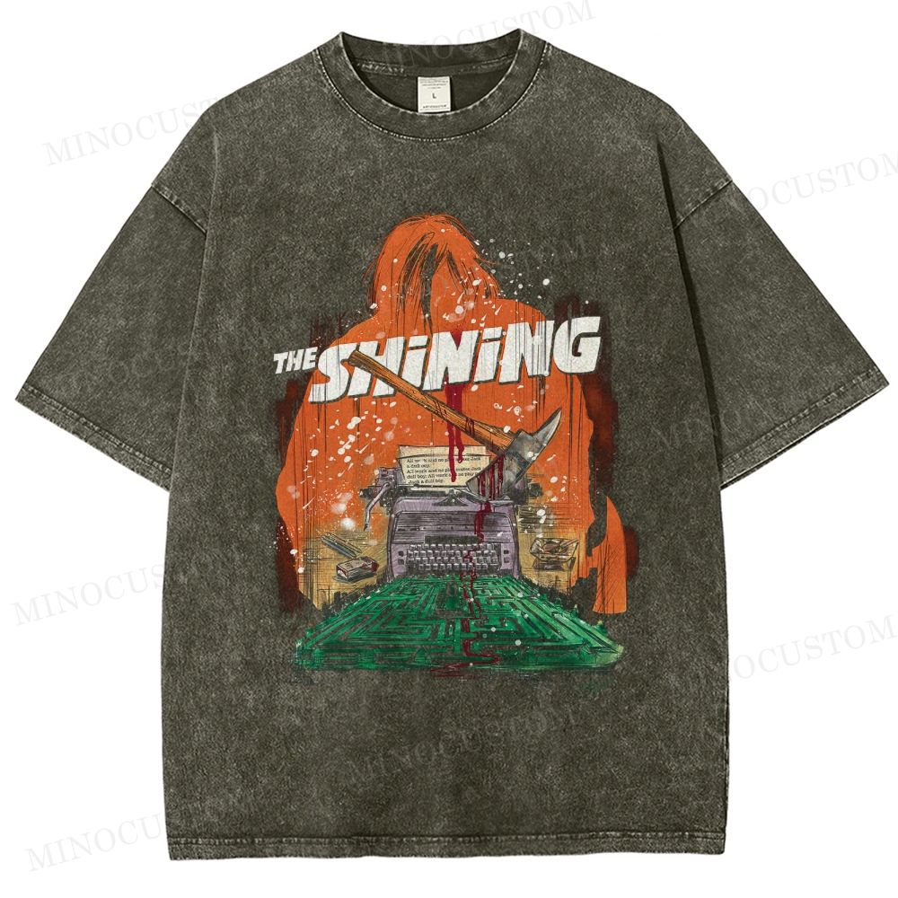 The Shining Psychological Horror GraphicWashed T-Shirt