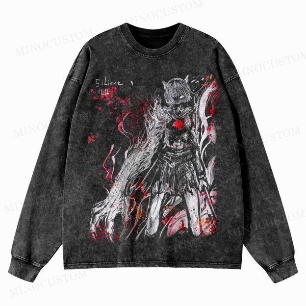 Vintage Silent Hill Hinako Shimizu Long-Sleeved T-Shirt 