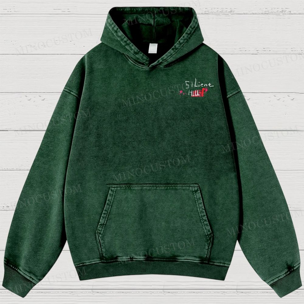 Vintage Silent Hill Hinako Shimizu Washed Hoodies 