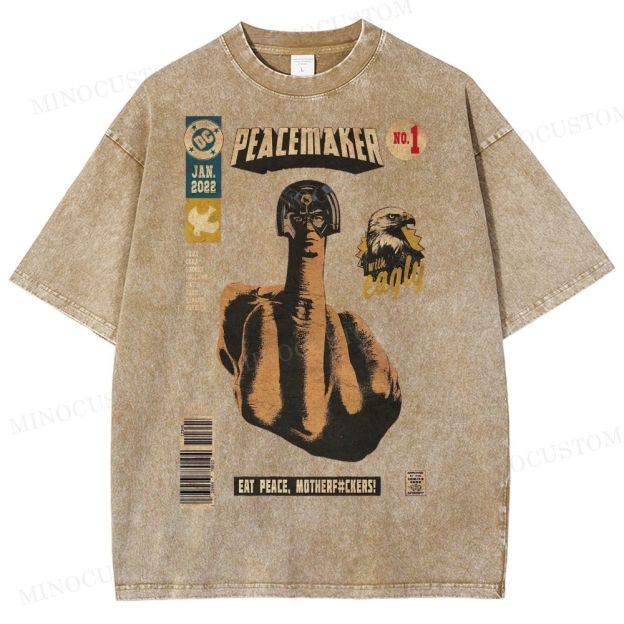 Peacemaker No.1 Comic Washed T-Shirt