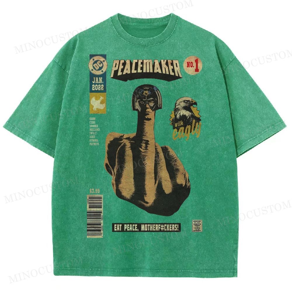 Peacemaker No.1 Comic Washed T-Shirt