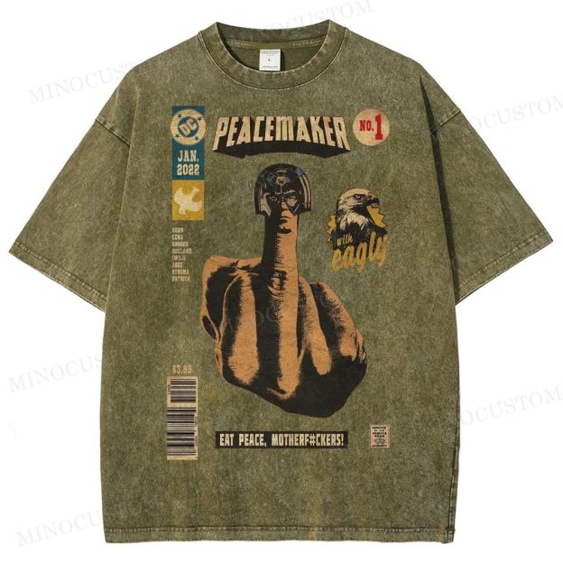 Peacemaker No.1 Comic Washed T-Shirt