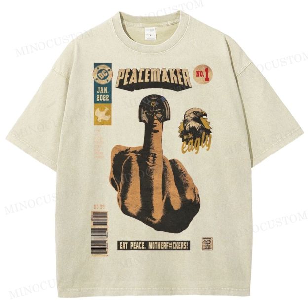 Peacemaker No.1 Comic Washed T-Shirt