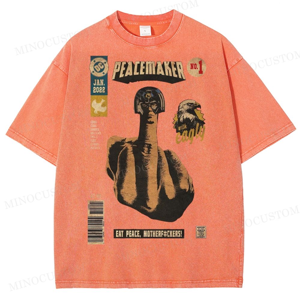 Peacemaker No.1 Comic Washed T-Shirt