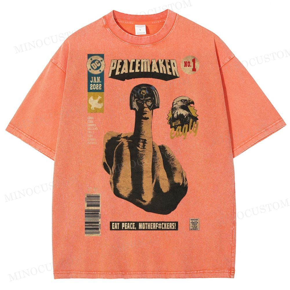 Peacemaker No.1 Comic Washed T-Shirt