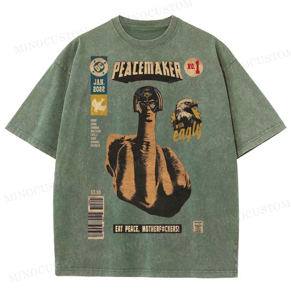 Peacemaker No.1 Comic Washed T-Shirt