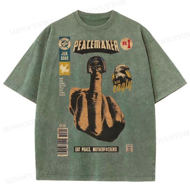 Peacemaker No.1 Comic Washed T-Shirt