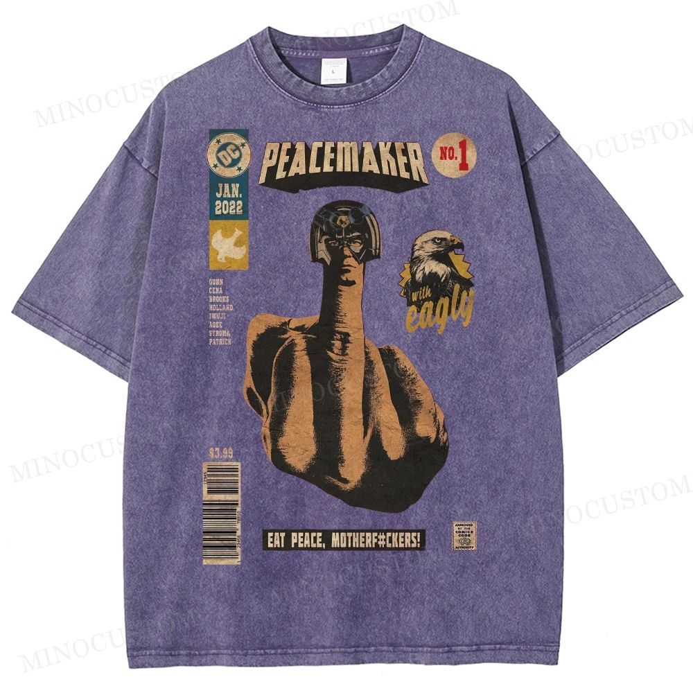 Peacemaker No.1 Comic Washed T-Shirt