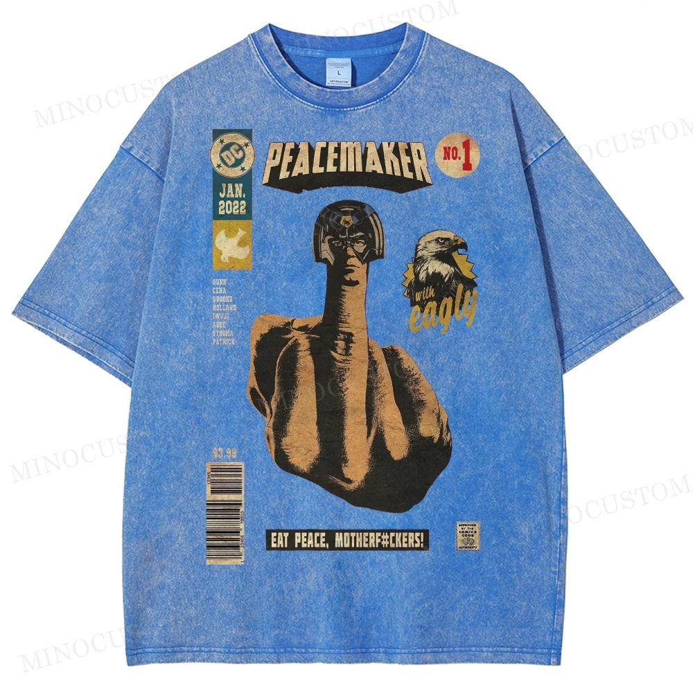 Peacemaker No.1 Comic Washed T-Shirt
