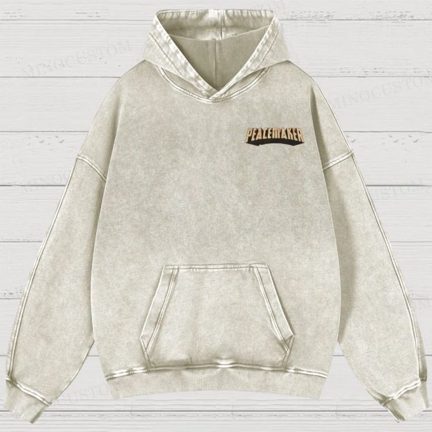 Peacemaker No.1 Comic Washed Hoodies 
