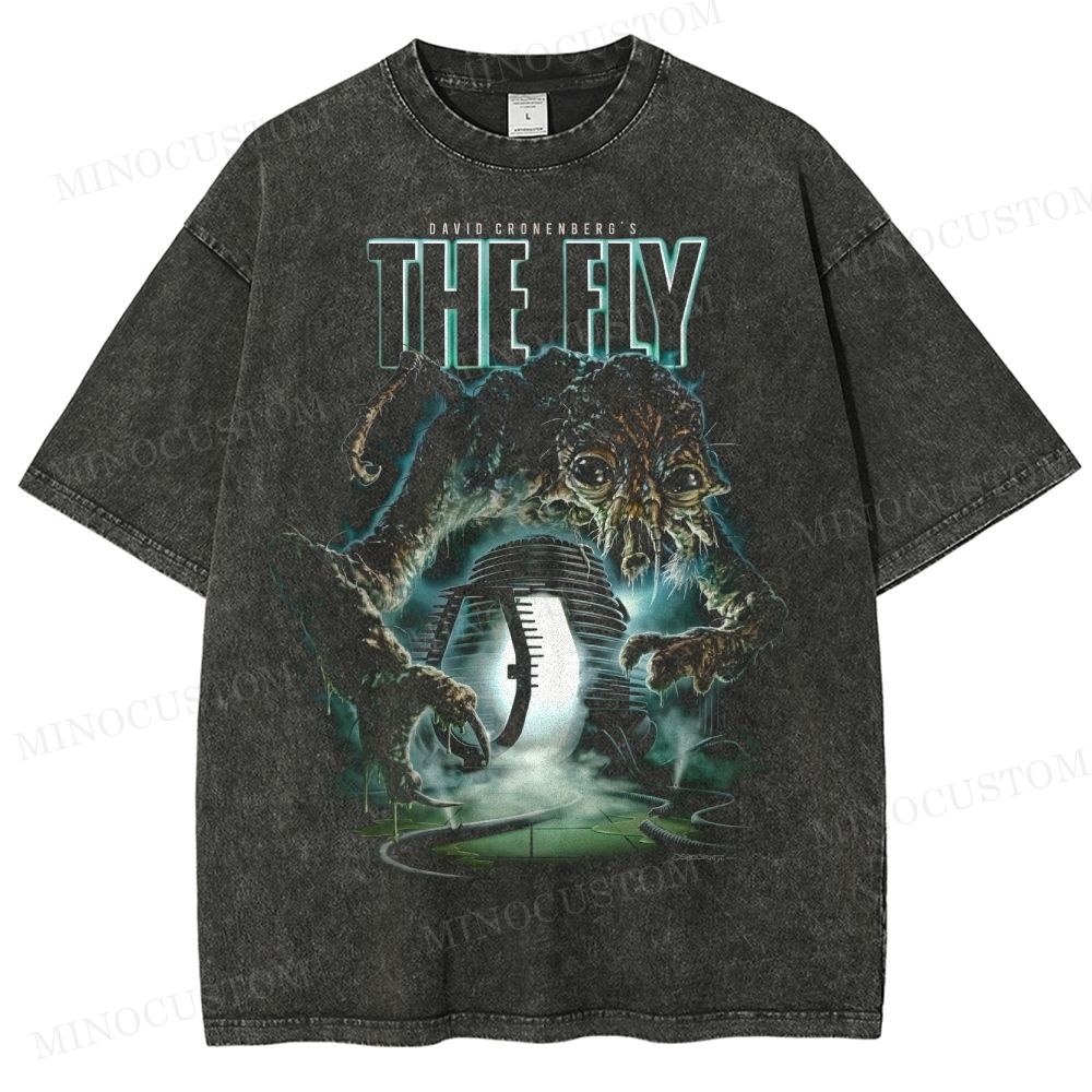 Cronenberg Body Horror Washed T-Shirt 