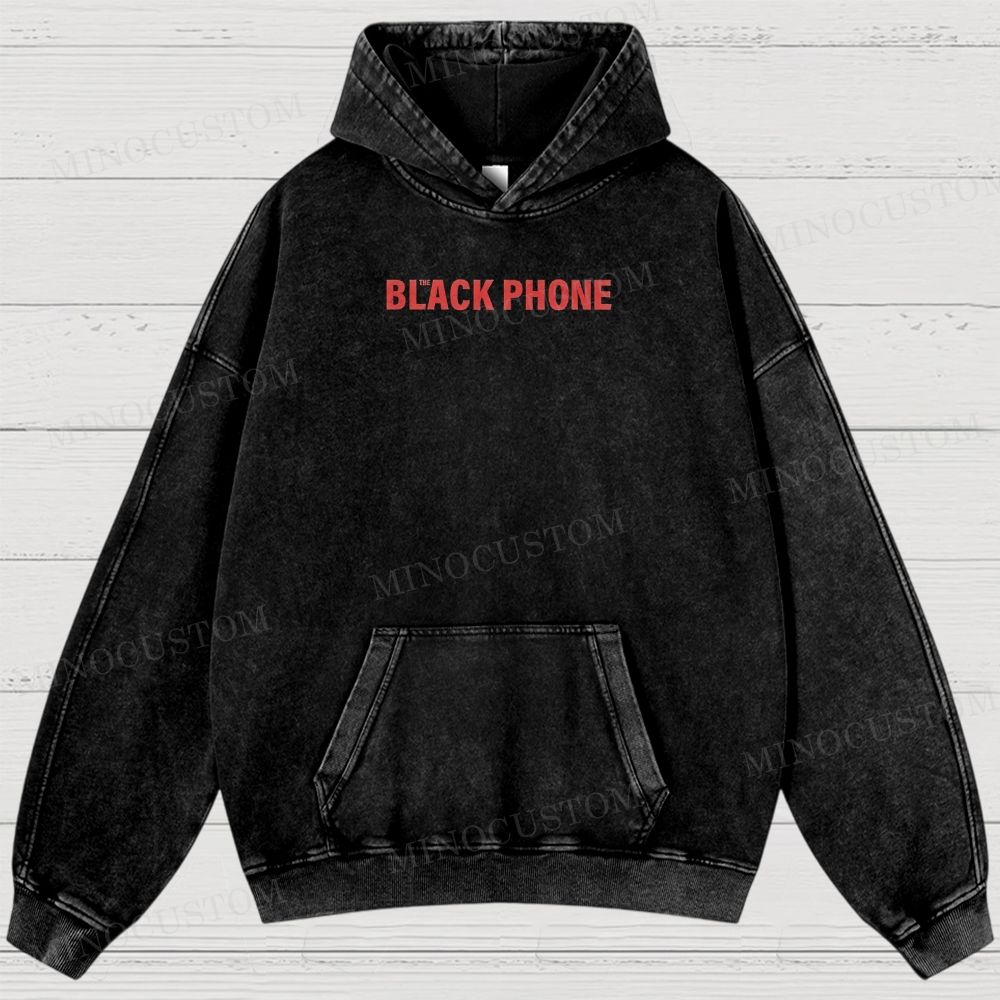 The Black Phone Washed Hoodies 