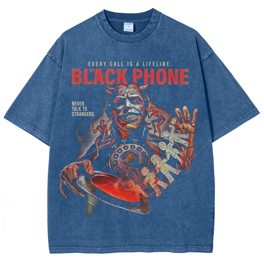 The Black Phone  Washed T-Shirt 