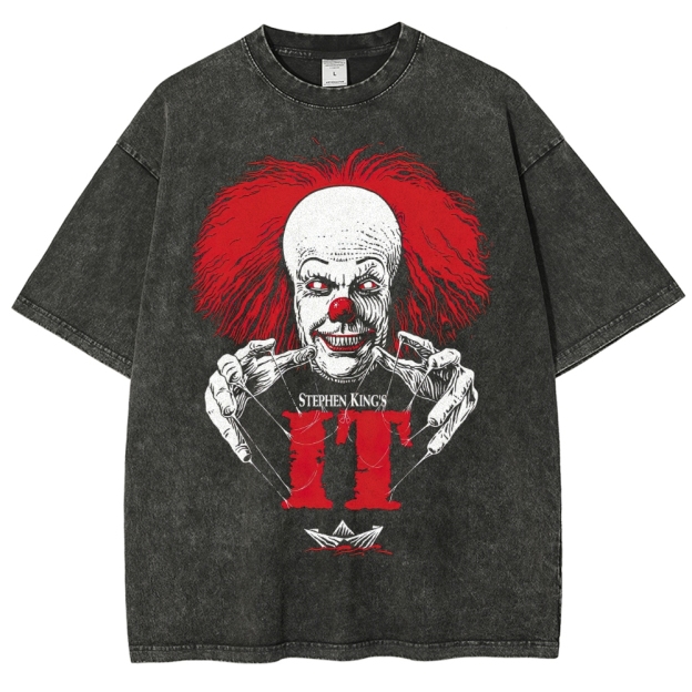 Stephen King's IT Pennywise Puppetmaster Washed T-Shirt 