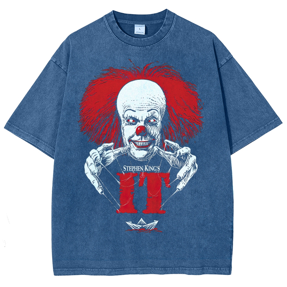 Stephen King's IT Pennywise Puppetmaster Washed T-Shirt 