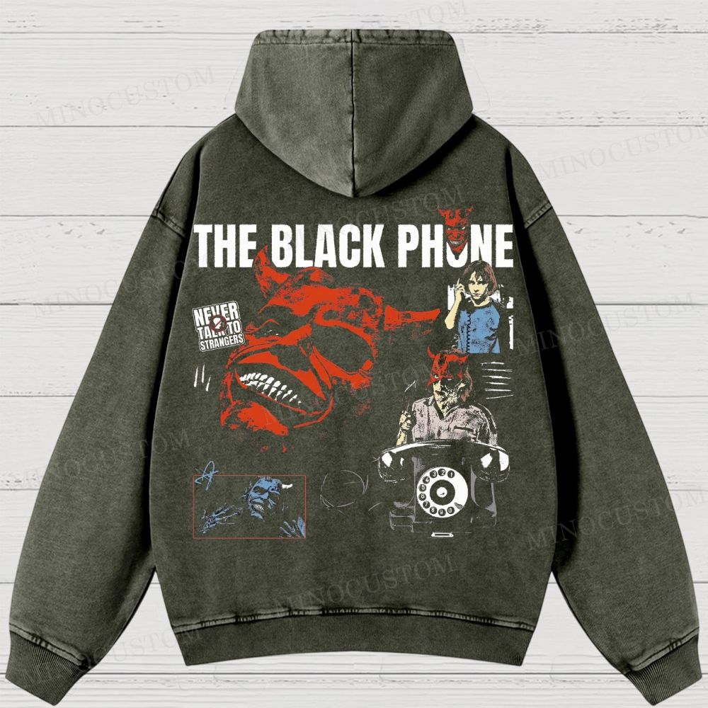 Vintage Scary Movie Washed Hoodies 
