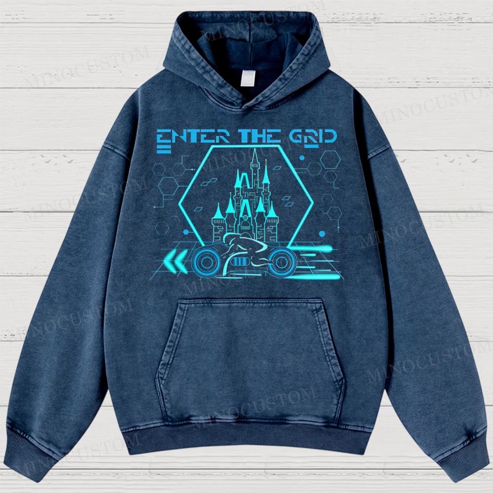  Tron Lightcycle Run Washed Hoodies