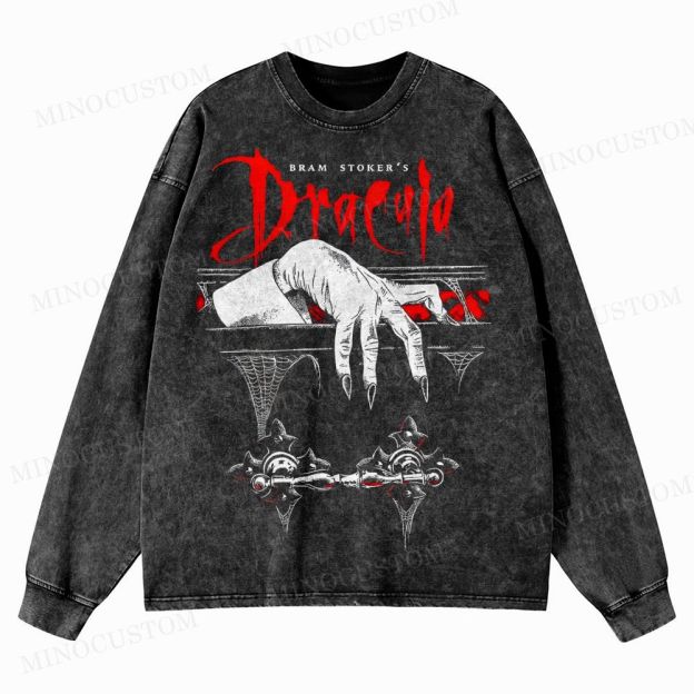 Bram Stoker's Dracula  Washed Long-Sleeved T-Shirt 