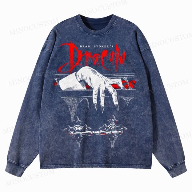 Bram Stoker's Dracula  Washed Long-Sleeved T-Shirt 