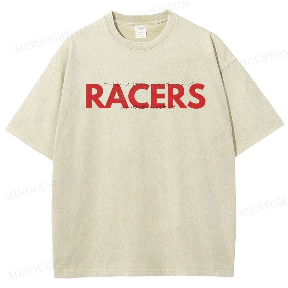 Shadow the Hedgehog Racers Gaming Graphic Washed T-Shirt