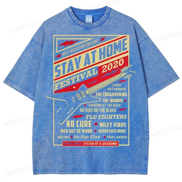 Stay At Home Festival Washed T-Shirt 