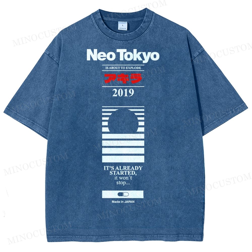 Neo Tokyo 2019  Washed T-Shirt 