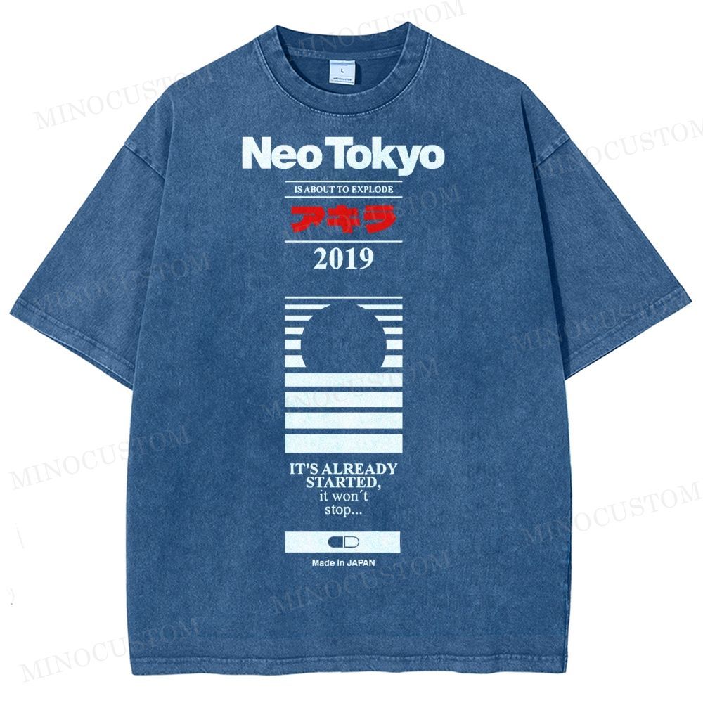 Neo Tokyo 2019  Washed T-Shirt 