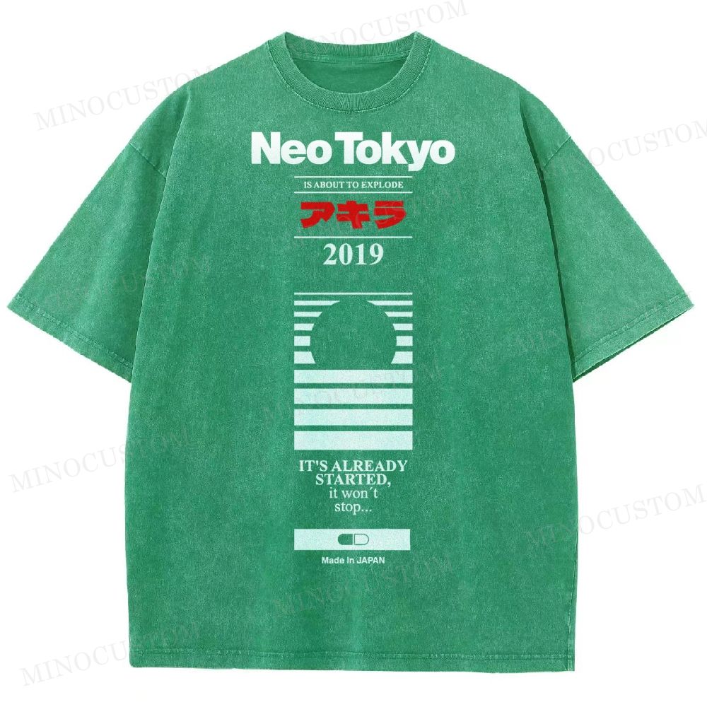 Neo Tokyo 2019  Washed T-Shirt 