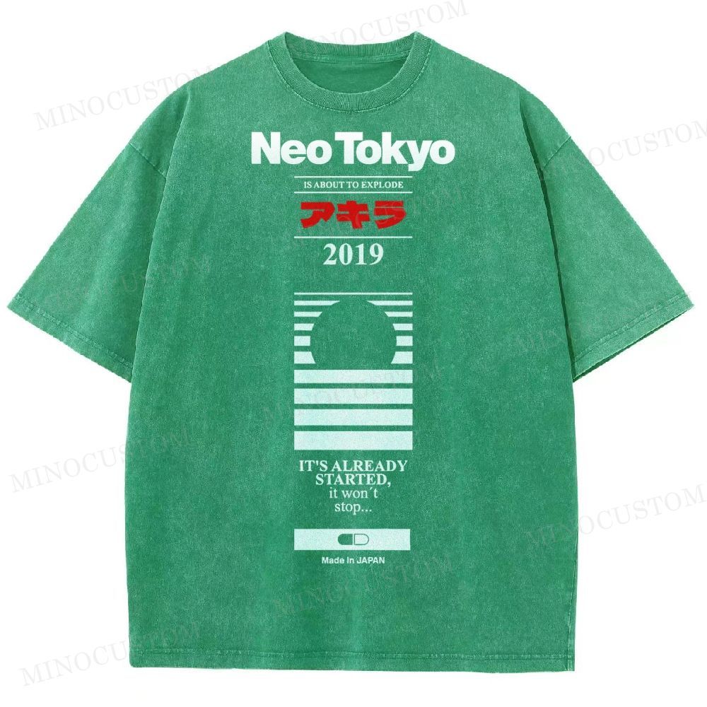 Neo Tokyo 2019  Washed T-Shirt 