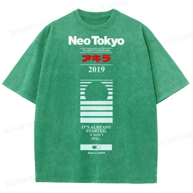 Neo Tokyo 2019  Washed T-Shirt 