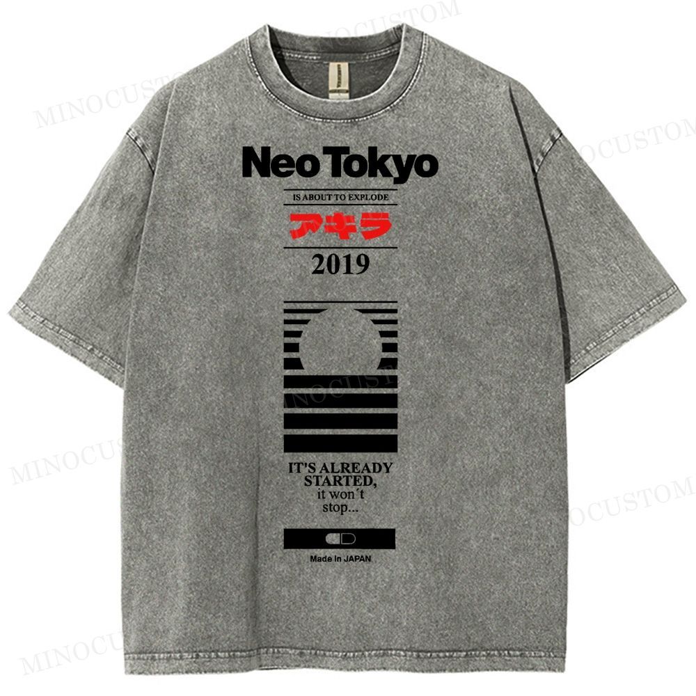 Neo Tokyo 2019  Washed T-Shirt 