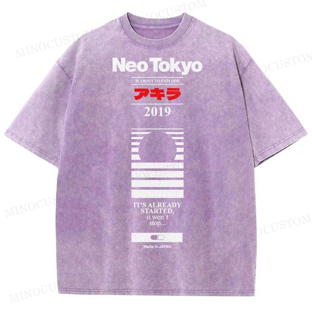 Neo Tokyo 2019  Washed T-Shirt 