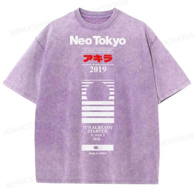 Neo Tokyo 2019  Washed T-Shirt 