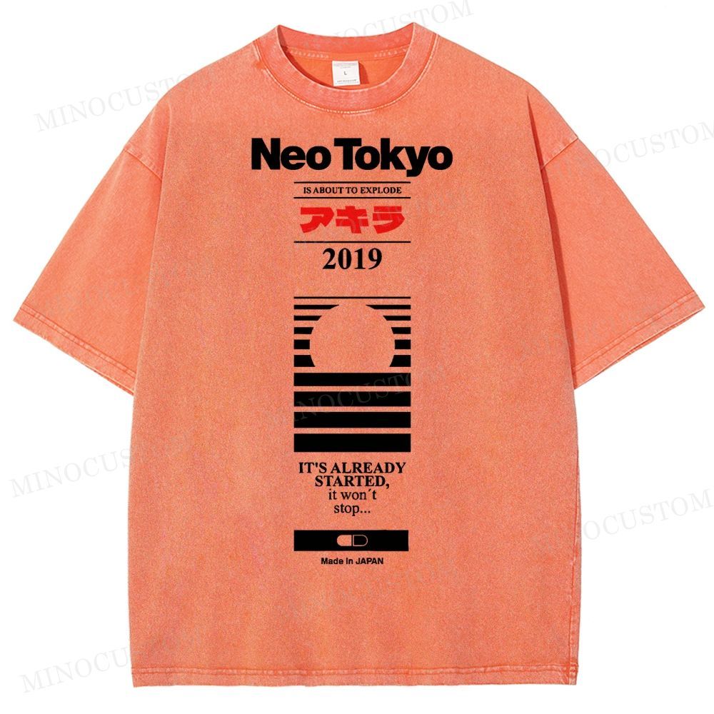 Neo Tokyo 2019  Washed T-Shirt 