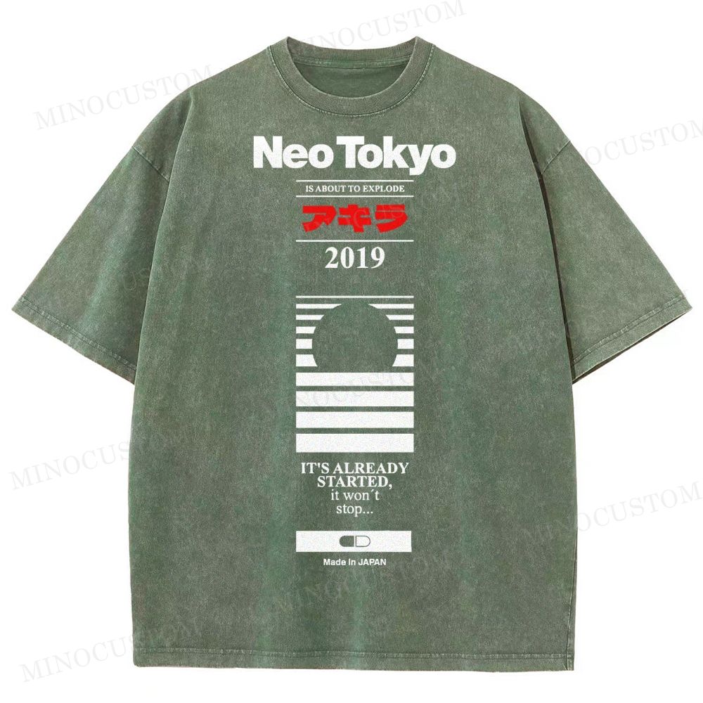 Neo Tokyo 2019  Washed T-Shirt 