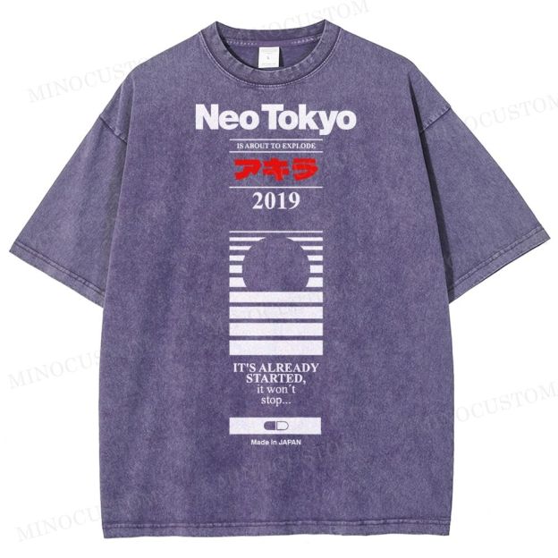Neo Tokyo 2019  Washed T-Shirt 