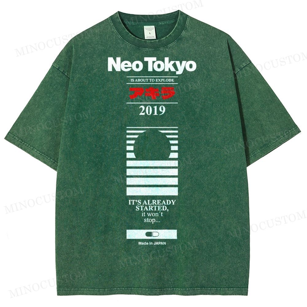 Neo Tokyo 2019  Washed T-Shirt 