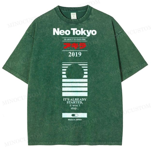 Neo Tokyo 2019  Washed T-Shirt 