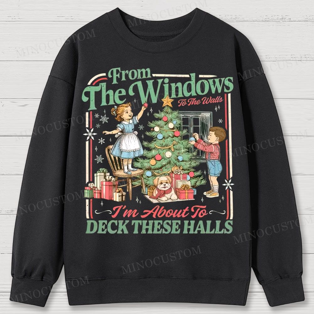 From Windows To Walls, I'm About To Decorate These Hall Cotton Sweatshirts 