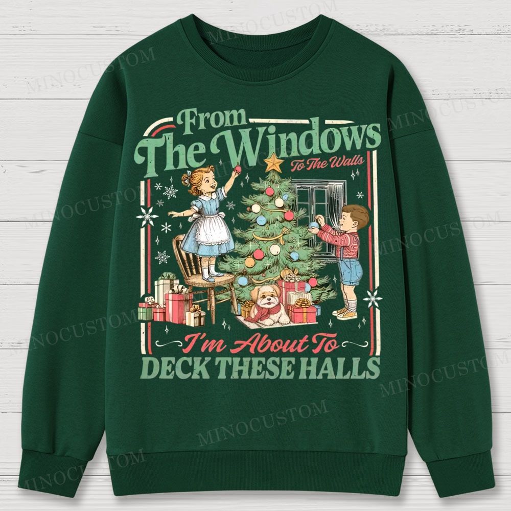 From Windows To Walls, I'm About To Decorate These Hall Cotton Sweatshirts 