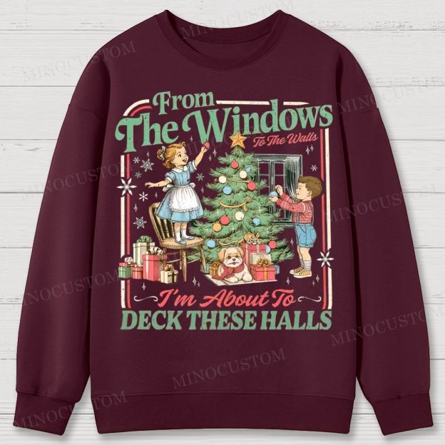From Windows To Walls, I'm About To Decorate These Hall Cotton Sweatshirts 